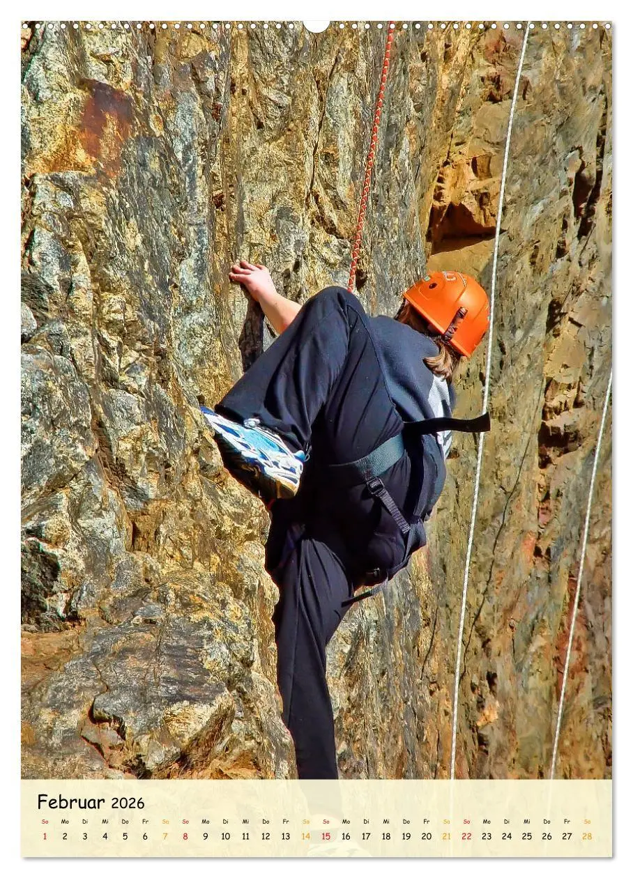 Bild: 9783516354782 | Klettern - Adrenalin pur (Wandkalender 2026 DIN A2 hoch), CALVENDO...