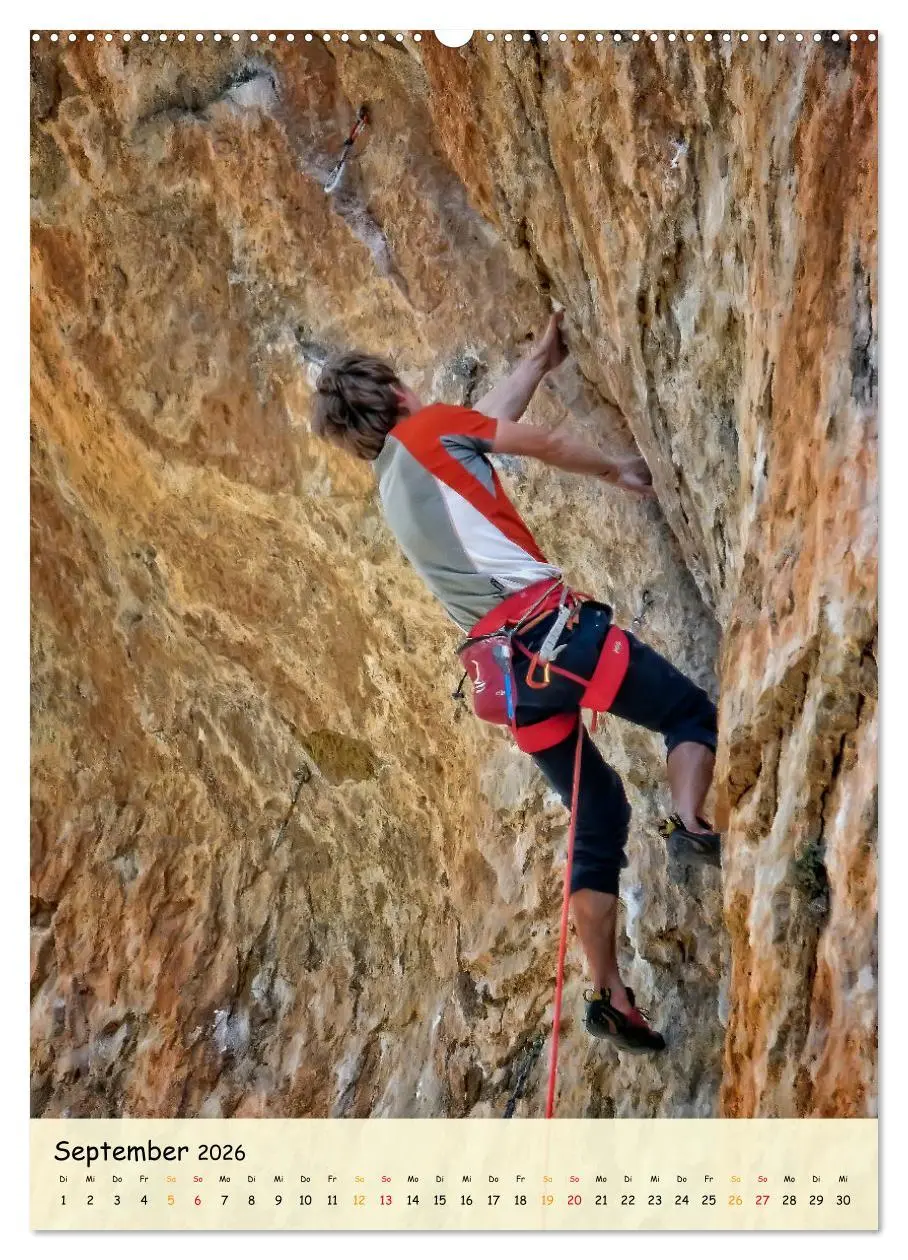Bild: 9783516354782 | Klettern - Adrenalin pur (Wandkalender 2026 DIN A2 hoch), CALVENDO...