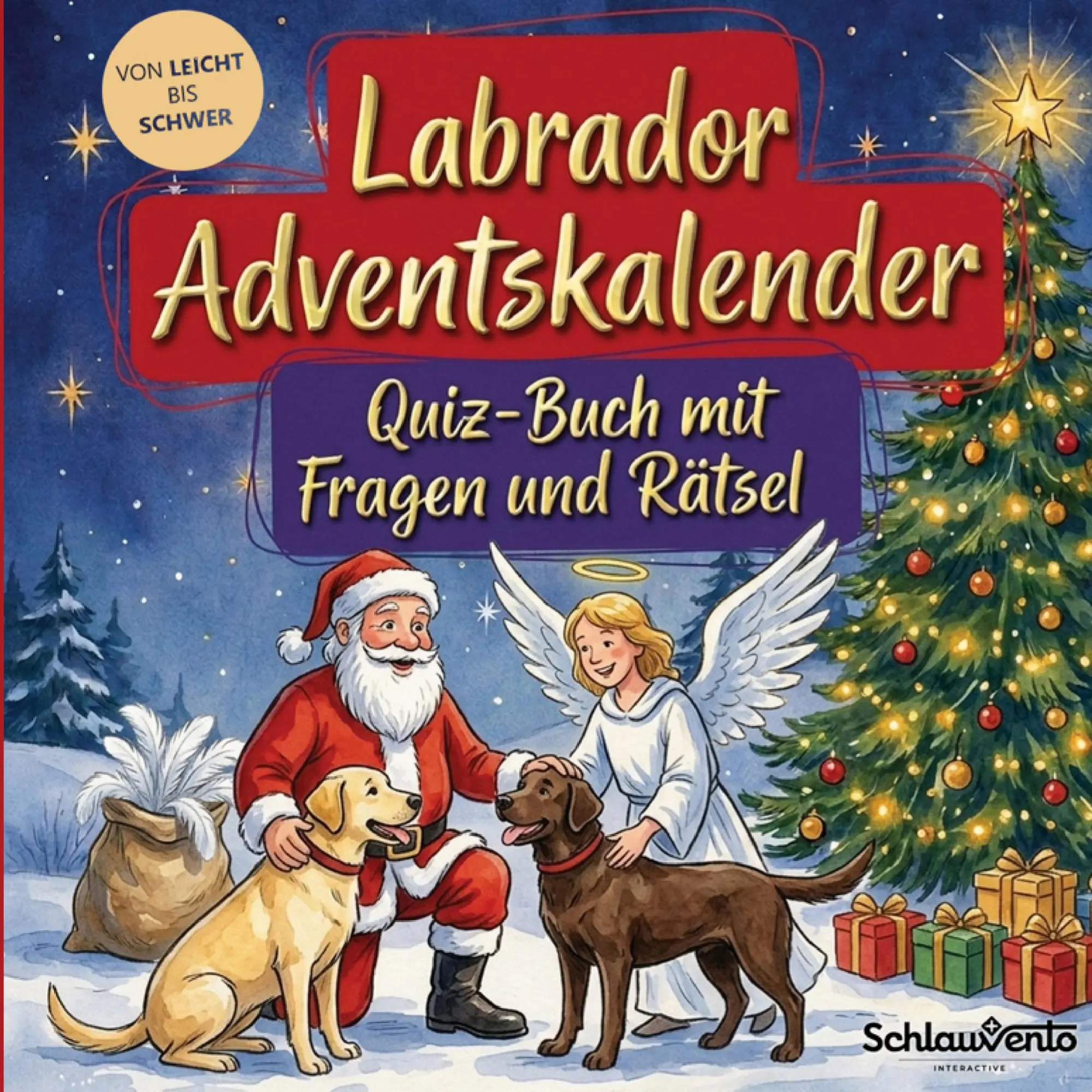 Cover: 9783693194782 | Labrador-Adventskalender: Quiz-Buch mit Fragen und Rätsel | Buch