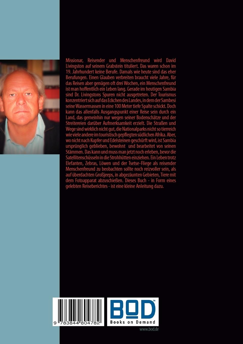 Rückseite: 9783844804782 | Donnernde Wasser | Anleitung für Sambia | Robert Pfrogner | Buch