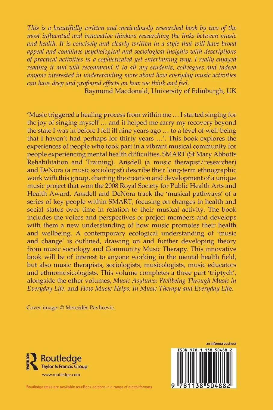 Rückseite: 9781138504882 | Musical Pathways in Recovery | Gary Ansdell (u. a.) | Taschenbuch