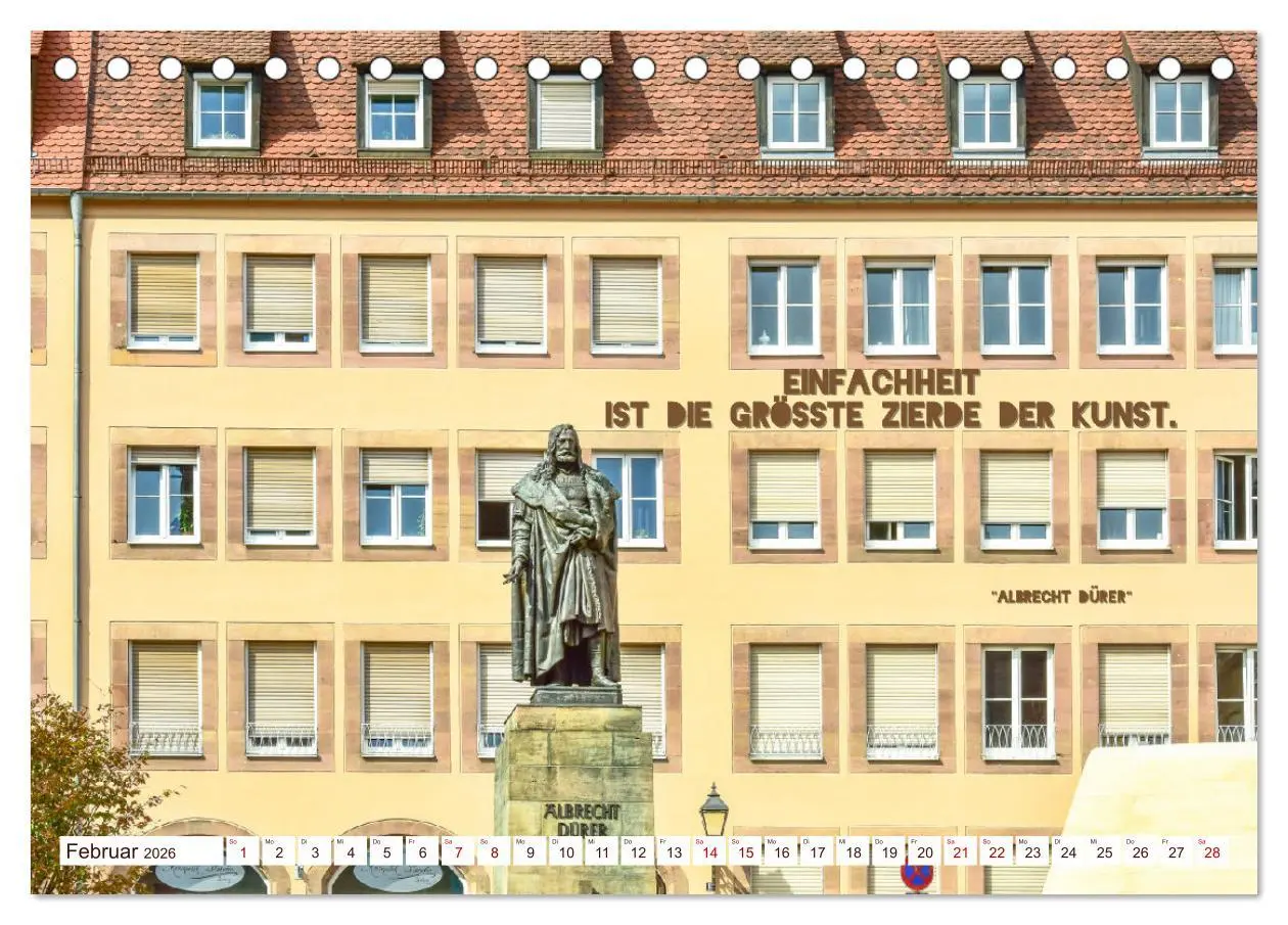 Bild: 9783457564882 | Nürnberg mit Zitaten von Albrecht Dürer (Tischkalender 2026 DIN A5...