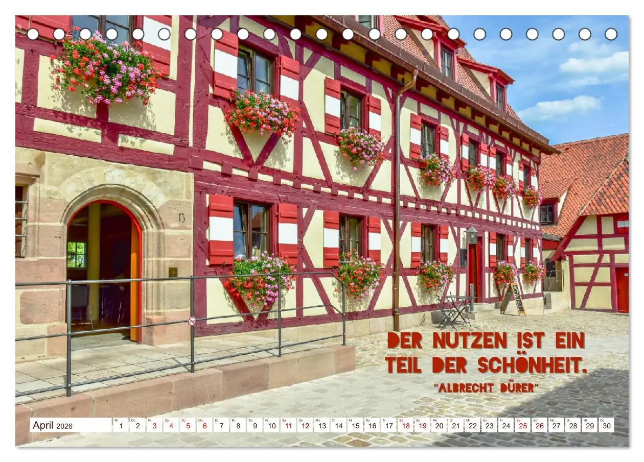 Bild: 9783457564882 | Nürnberg mit Zitaten von Albrecht Dürer (Tischkalender 2026 DIN A5...