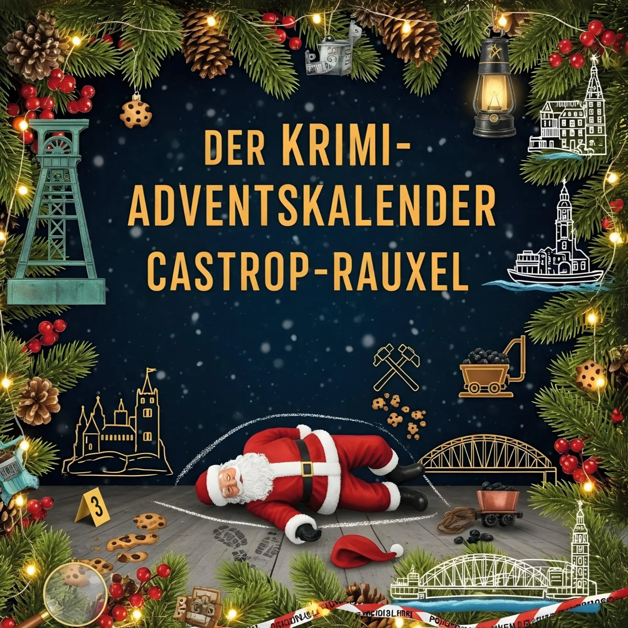 Cover: 9783695304882 | Der Krimi-Adventskalender Castrop-Rauxel | Mordsverdächtig in 24 Akten