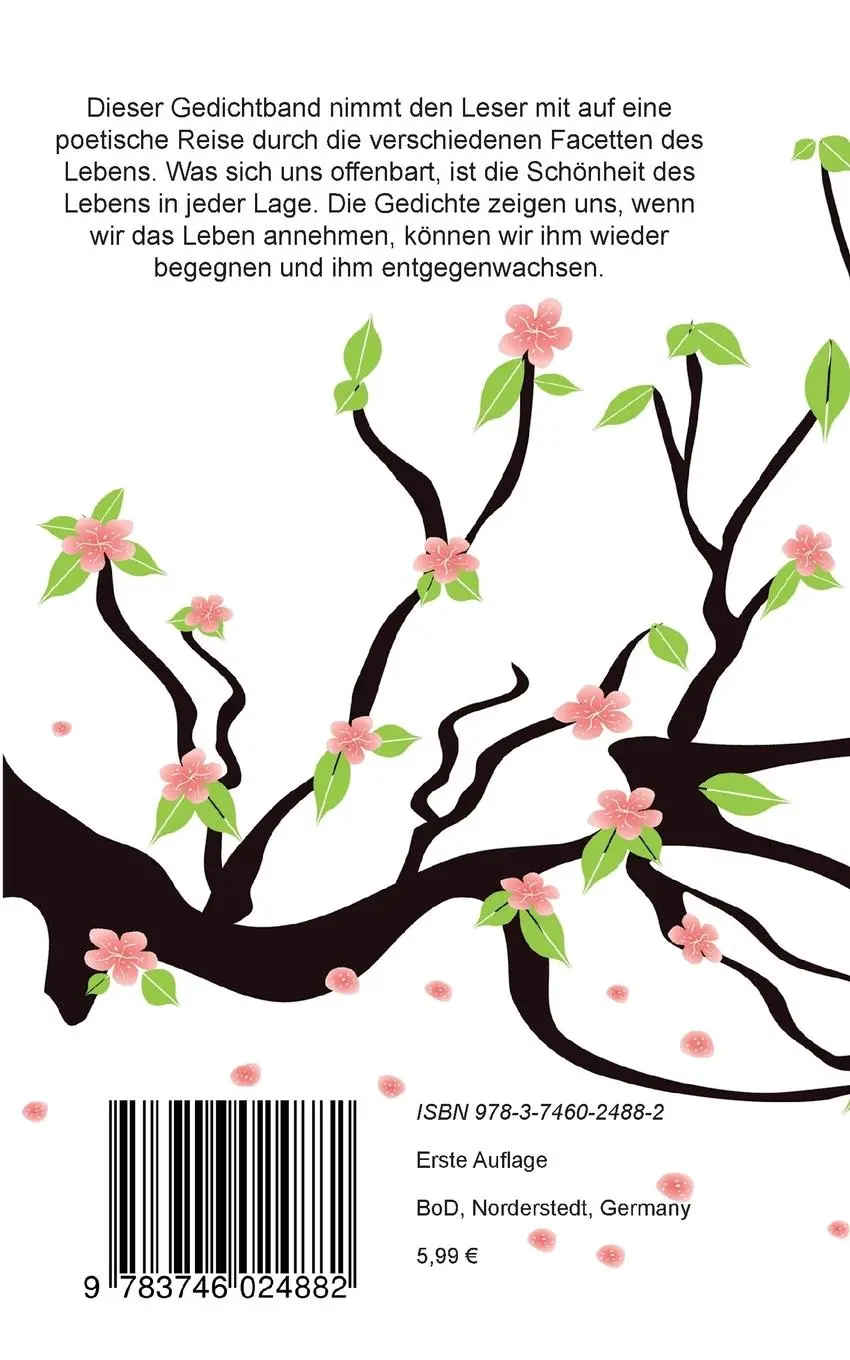Rückseite: 9783746024882 | Dem Leben wachse entgegen | Gedichte | Alexandra Schreiner | Buch