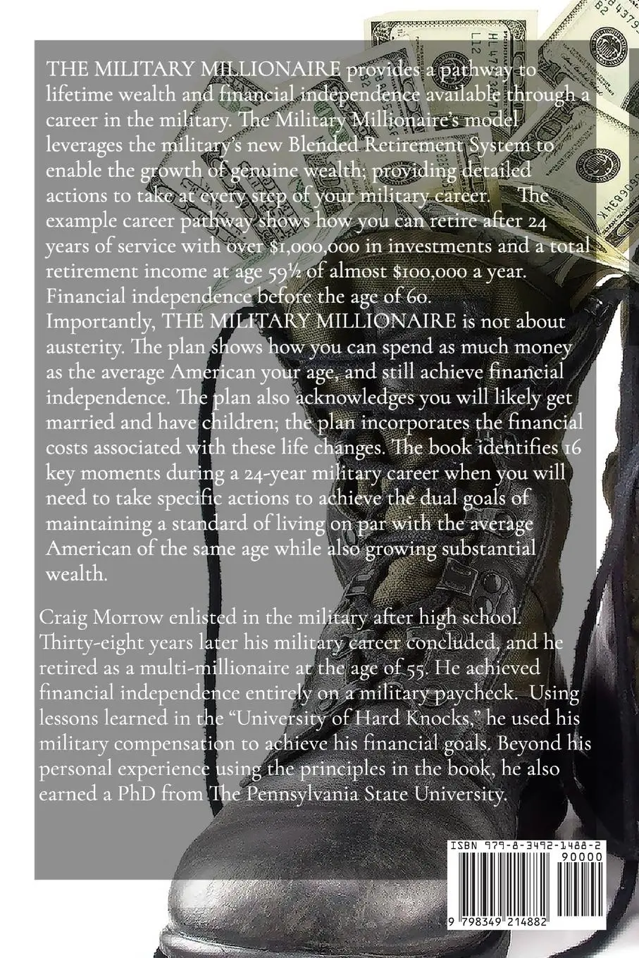 Rückseite: 9798349214882 | The Military Millionaire | Financial Independence Through Service
