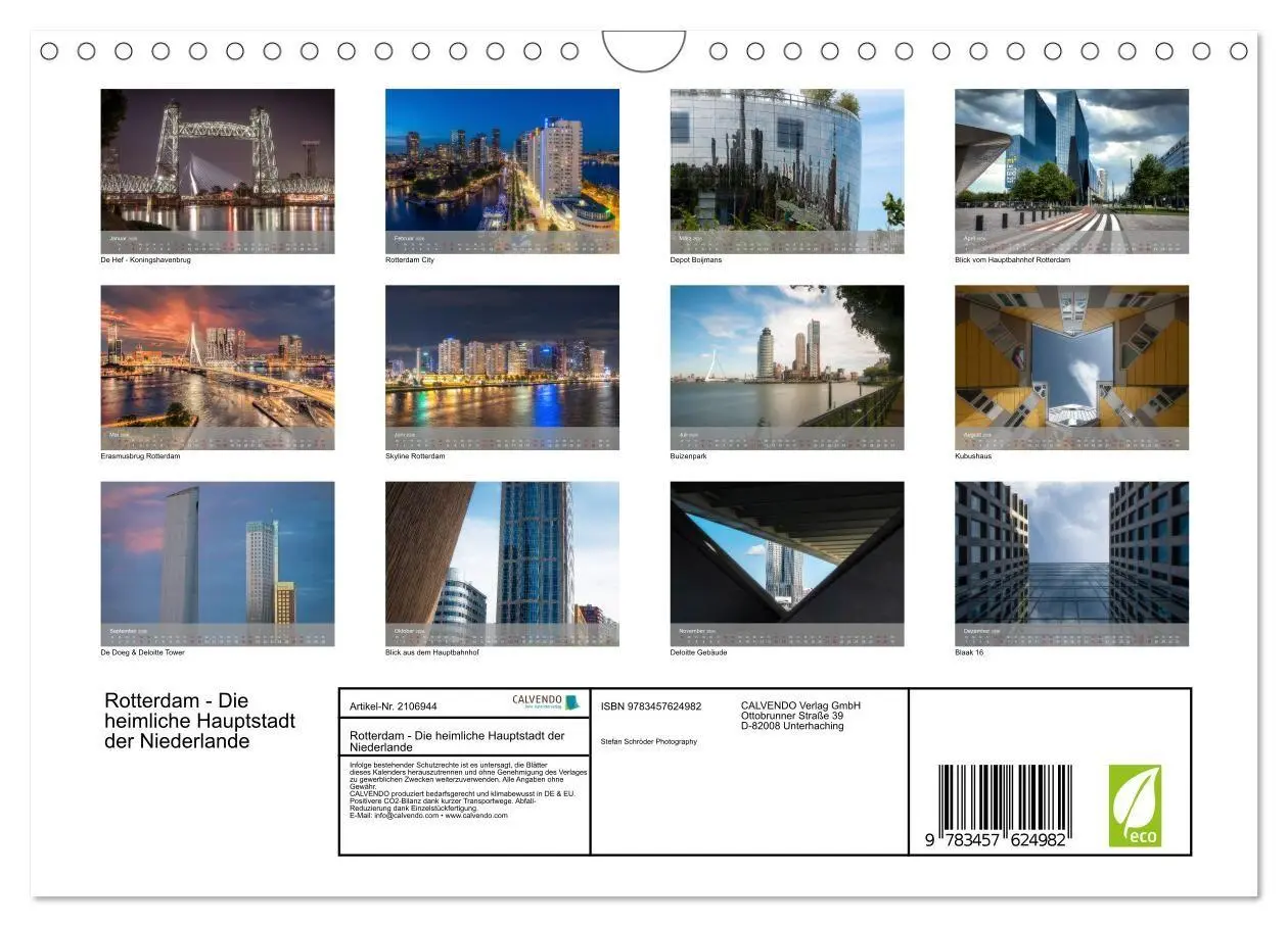 Bild: 9783457624982 | Rotterdam - Die heimliche Hauptstadt der Niederlande (Wandkalender...
