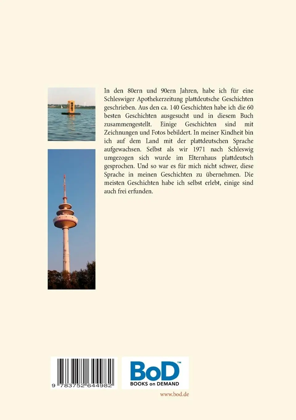 Rückseite: 9783752644982 | Geschichten to Schmunzeln un to högen | Plattdeutsche Geschichten