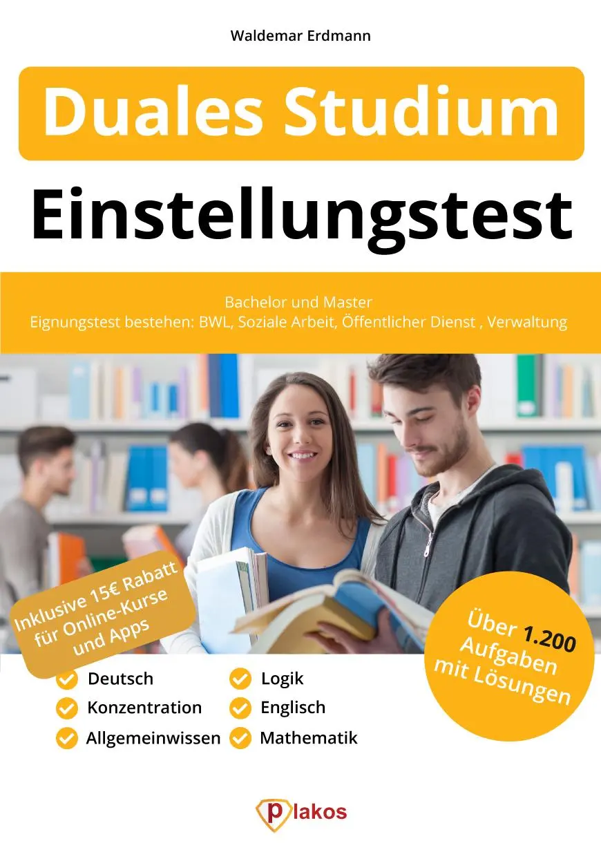 Cover: 9783948144982 | Einstellungstest Duales Studium | Waldemar Erdmann | Taschenbuch