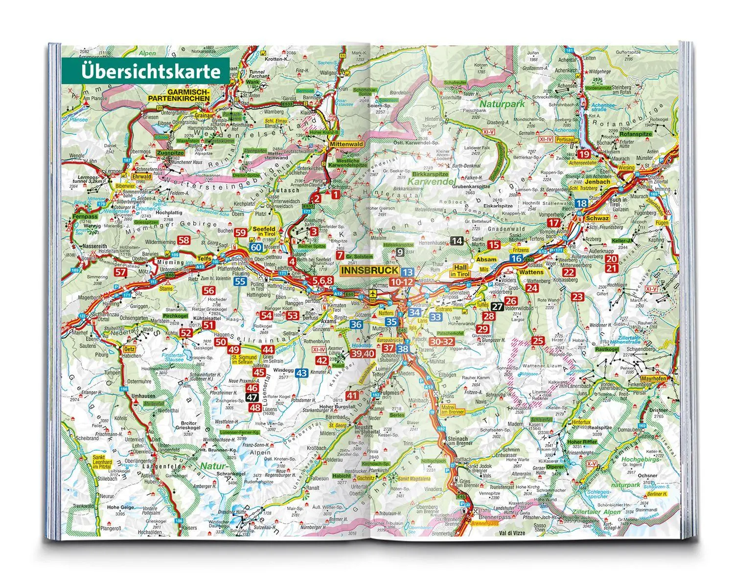 Bild: 9783991544982 | KOMPASS Wanderführer Innsbruck und Umgebung, Karwendel, Tuxer...