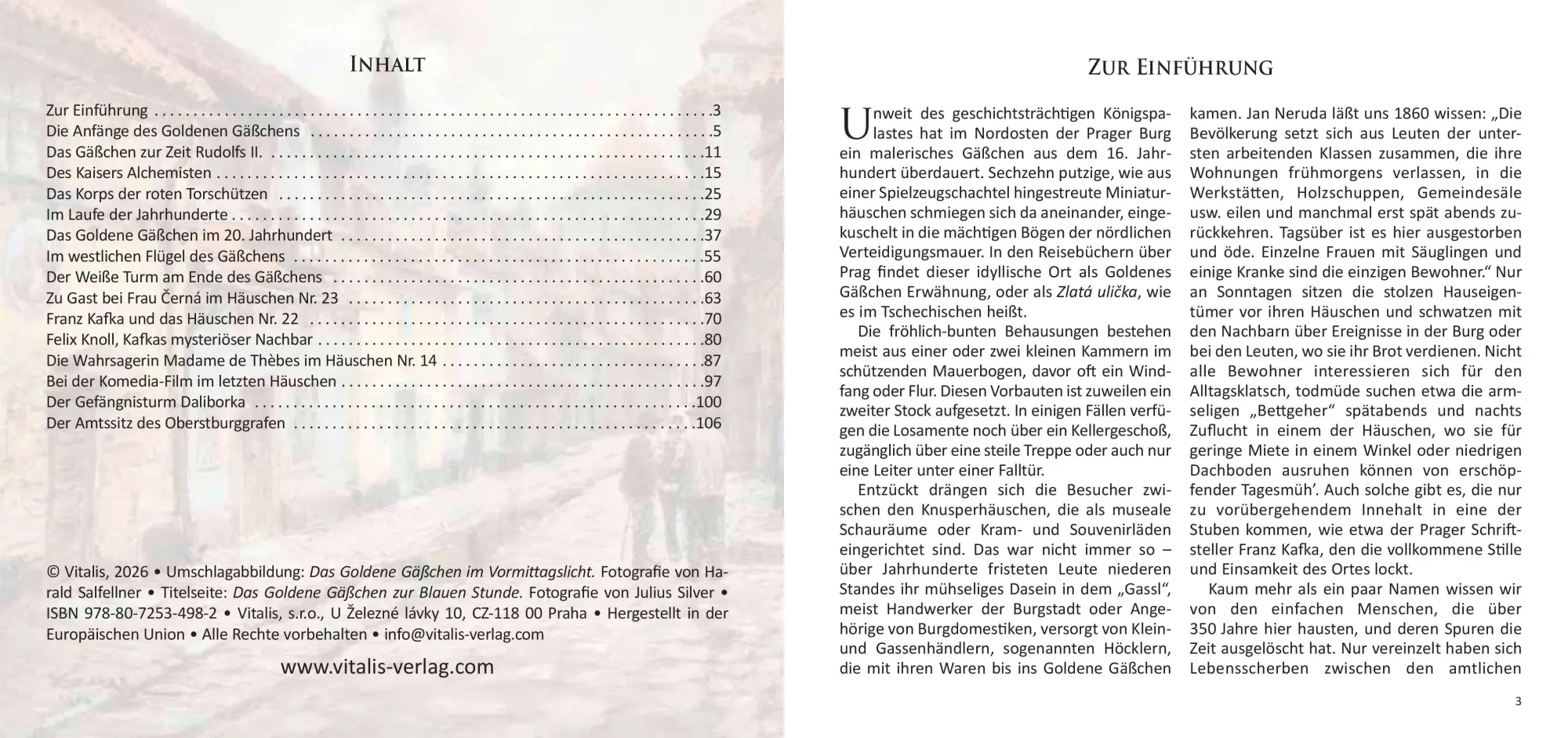 Bild: 9788072534982 | Das Goldene Gäßchen zu Prag | Harald Salfellner | Taschenbuch | 2026