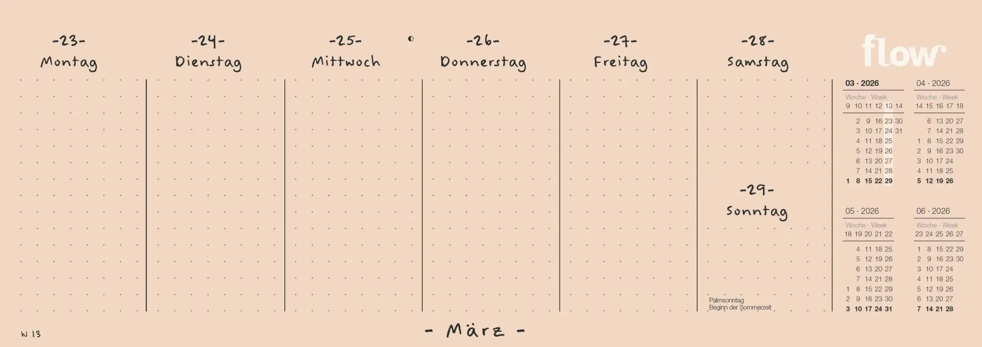 Bild: 4069095005082 | Flow - Starke Frauen 2026 - Tischquerkalender 29,7 x 10,5 cm mit 52...