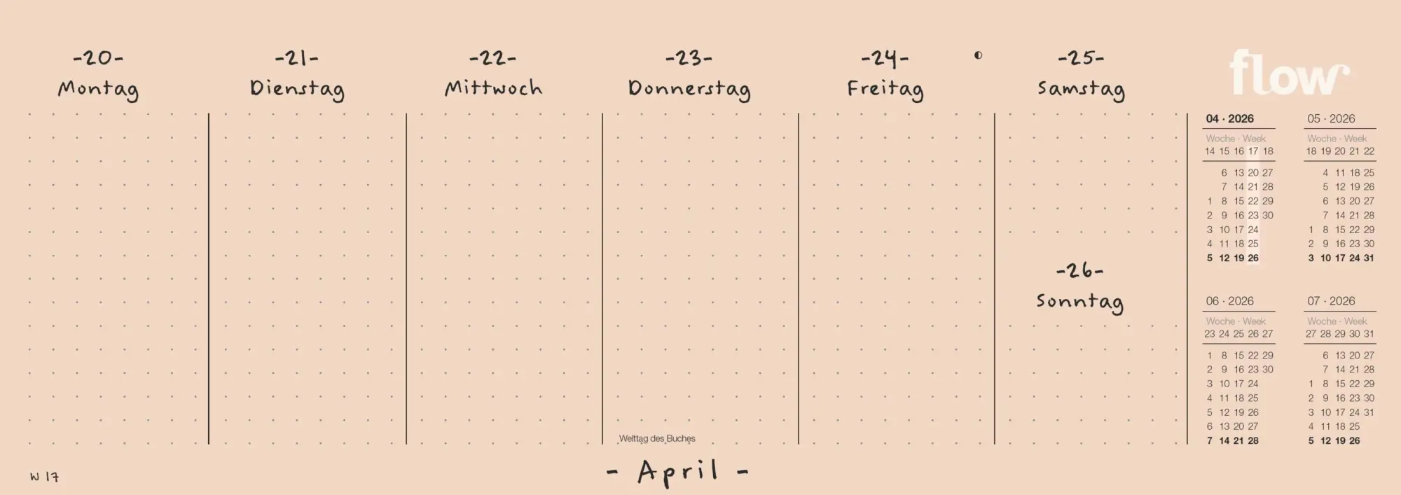 Bild: 4069095005082 | Flow - Starke Frauen 2026 - Tischquerkalender 29,7 x 10,5 cm mit 52...