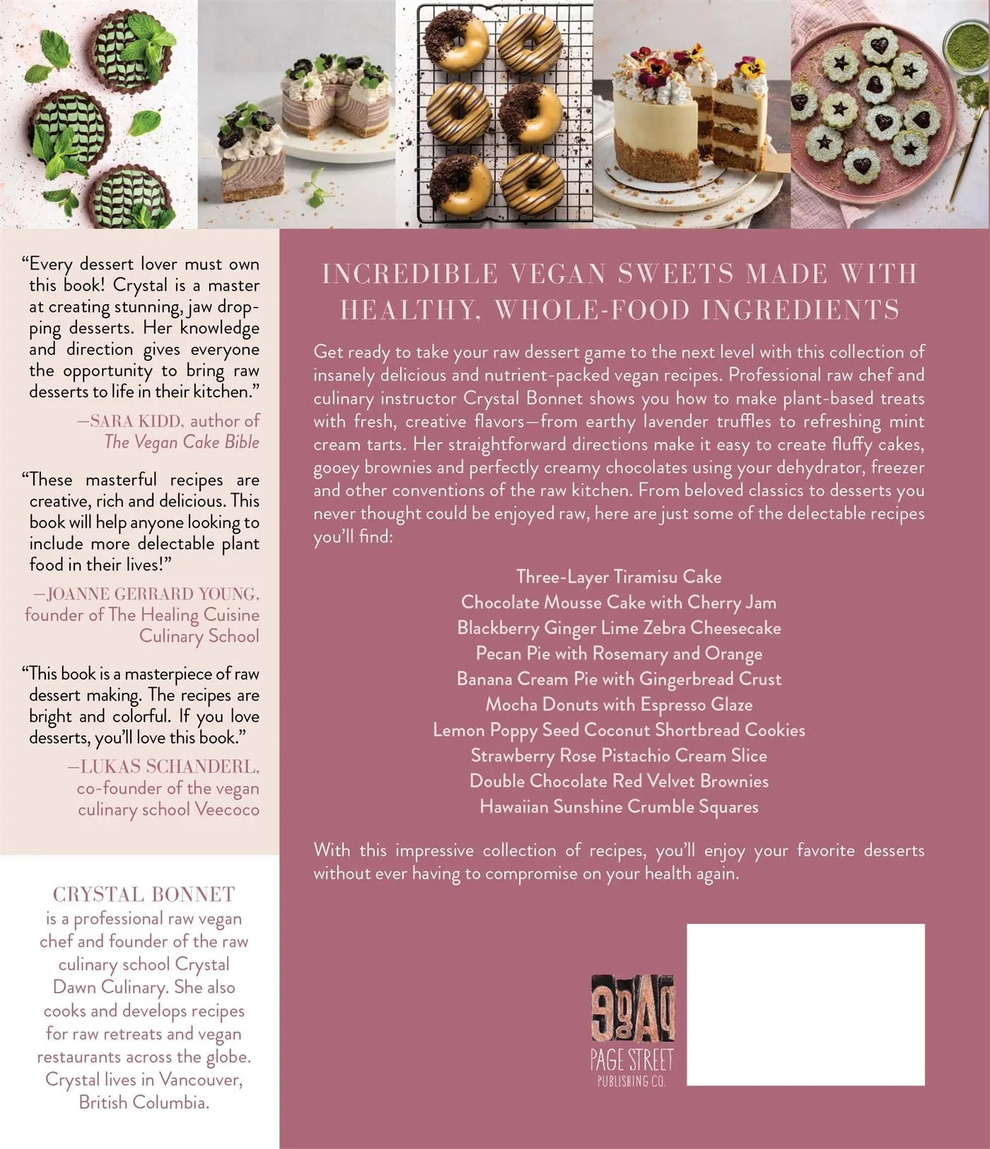 Rückseite: 9781645675082 | The Art of Raw Desserts | Crystal Bonnet | Taschenbuch | Englisch