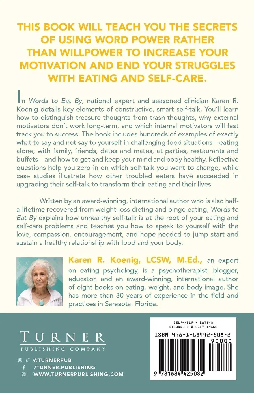 Rückseite: 9781684425082 | Words to Eat By | Karen Koenig | Taschenbuch | Kartoniert / Broschiert