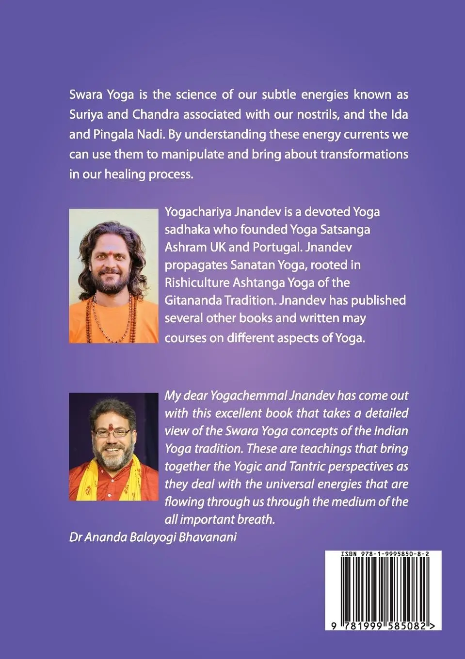 Rückseite: 9781999585082 | Swara Yoga | Yogachariya Jnandev (u. a.) | Taschenbuch | Englisch