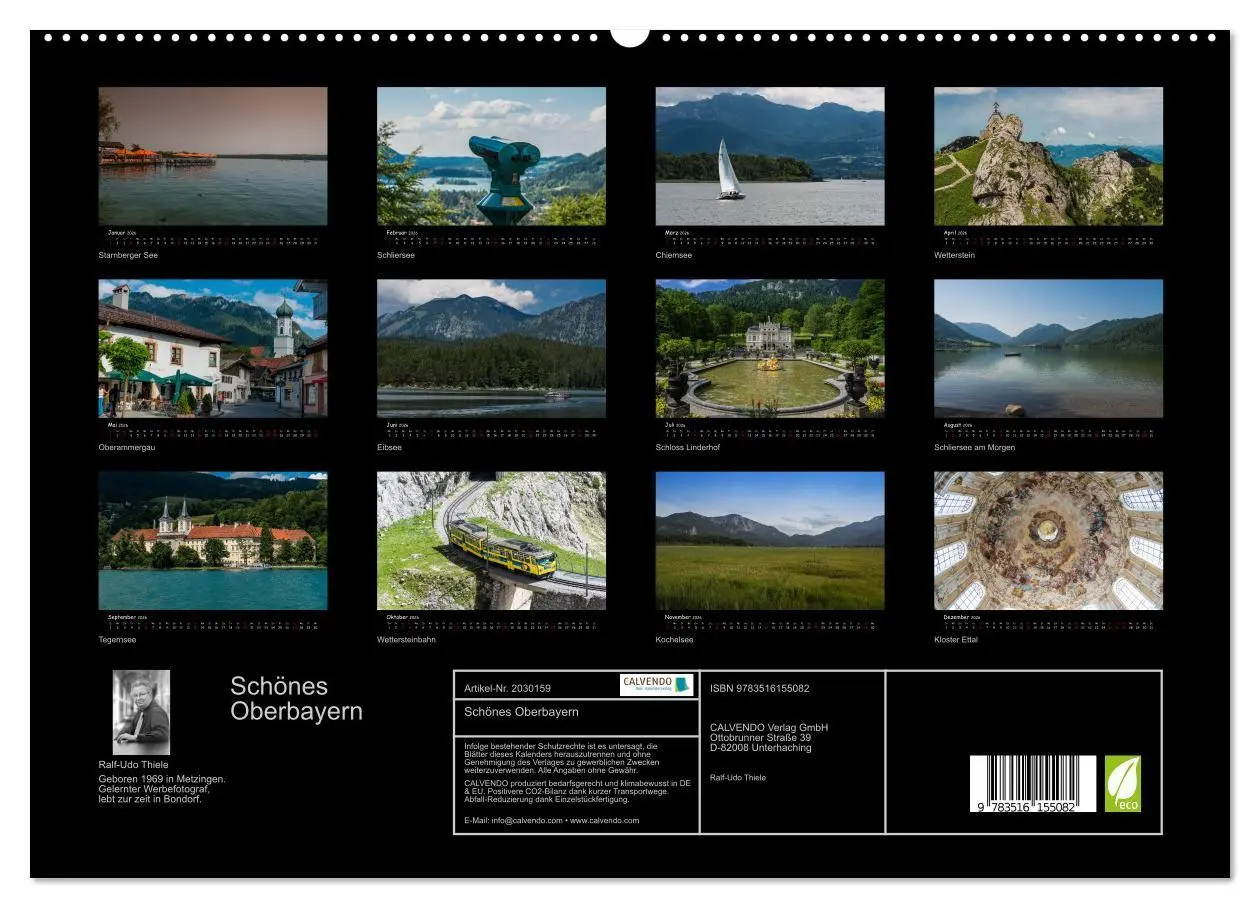 Bild: 9783516155082 | Schönes Oberbayern (hochwertiger Premium Wandkalender 2026 DIN A2...