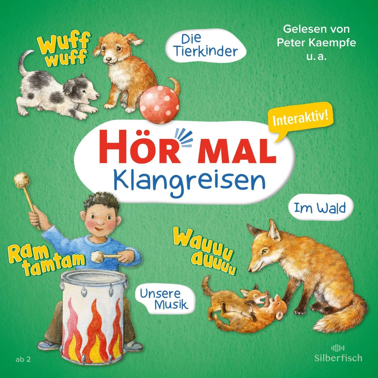 Cover: 9783745605082 | Hör mal: Die Tierkinder, Unsere Musik, Im Wald | 1 CD | Kunstmann | CD