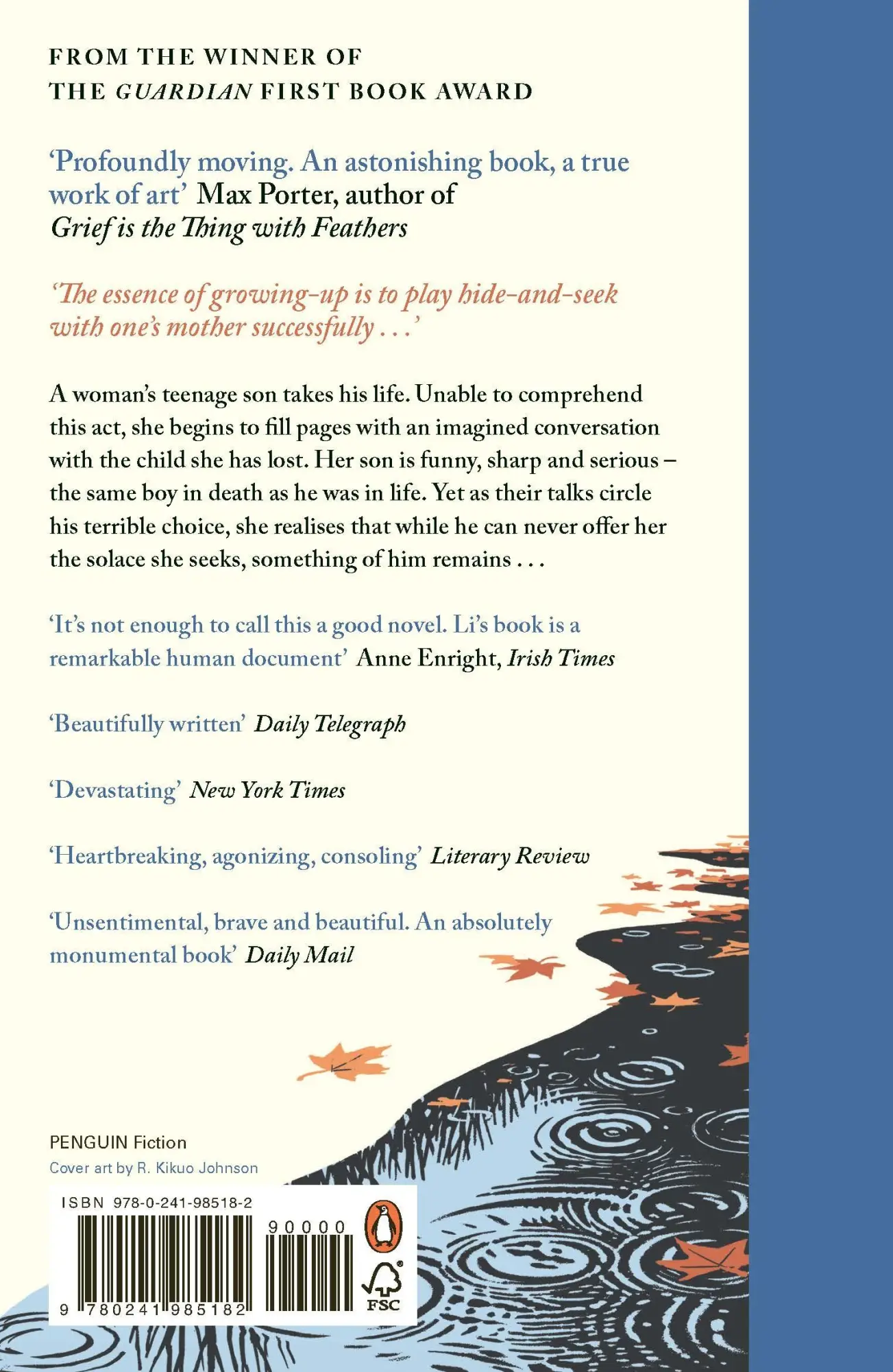 Rückseite: 9780241985182 | Where Reasons End | Yiyun Li | Taschenbuch | 192 S. | Englisch | 2020