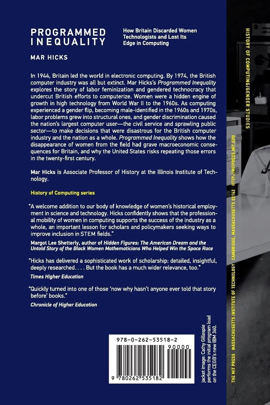 Rückseite: 9780262535182 | Programmed Inequality | Mar Hicks | Taschenbuch | Englisch | 2018