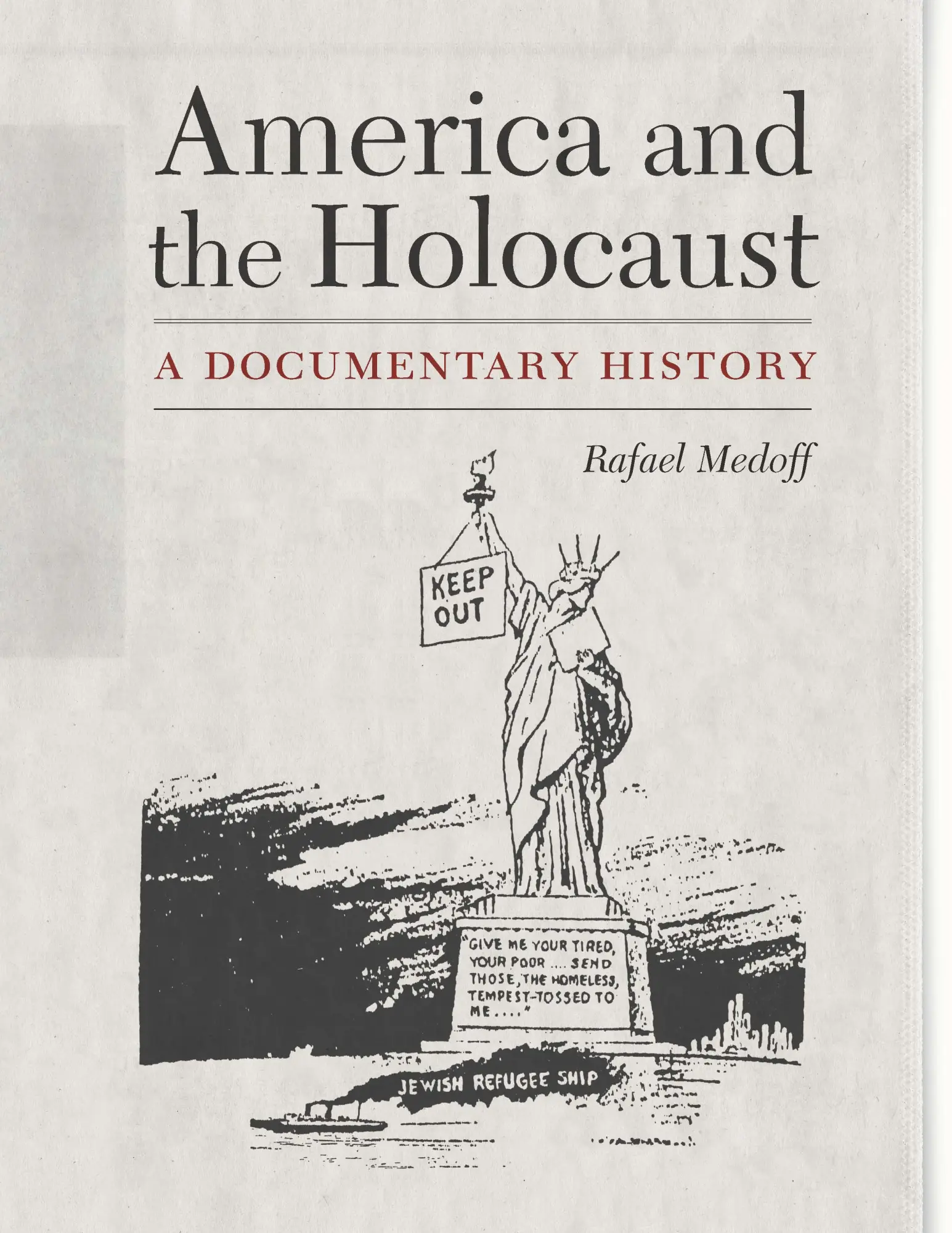 Cover: 9780827615182 | America and the Holocaust | A Documentary History | Rafael Medoff