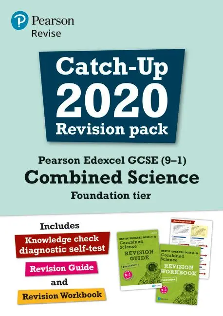 Cover: 9781292375182 | Pearson REVISE Edexcel GCSE Combined Science (Foundation) Revision...