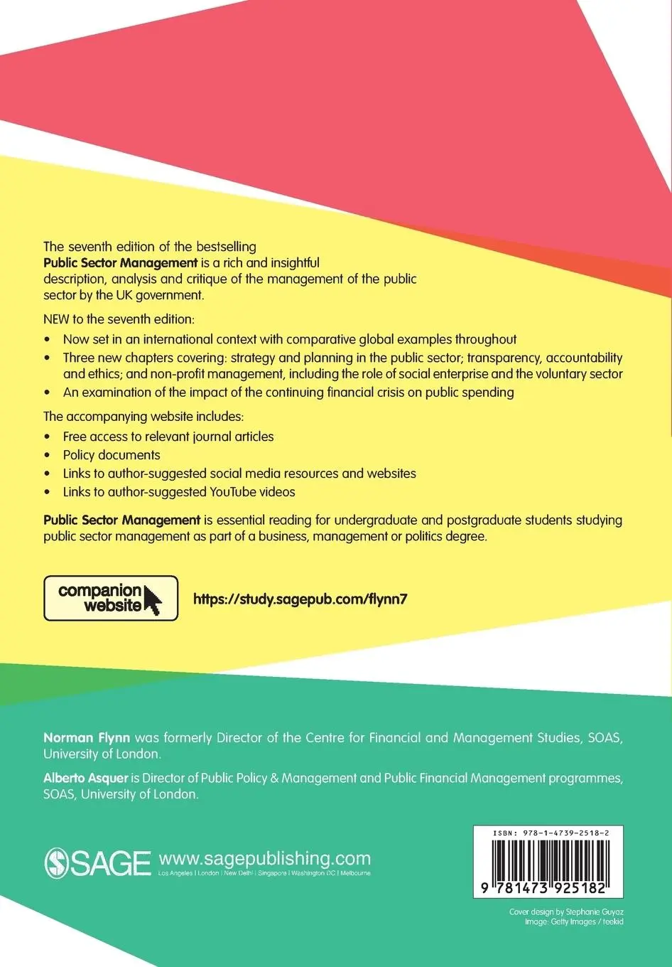 Rückseite: 9781473925182 | Public Sector Management | Norman Flynn (u. a.) | Taschenbuch | 2016