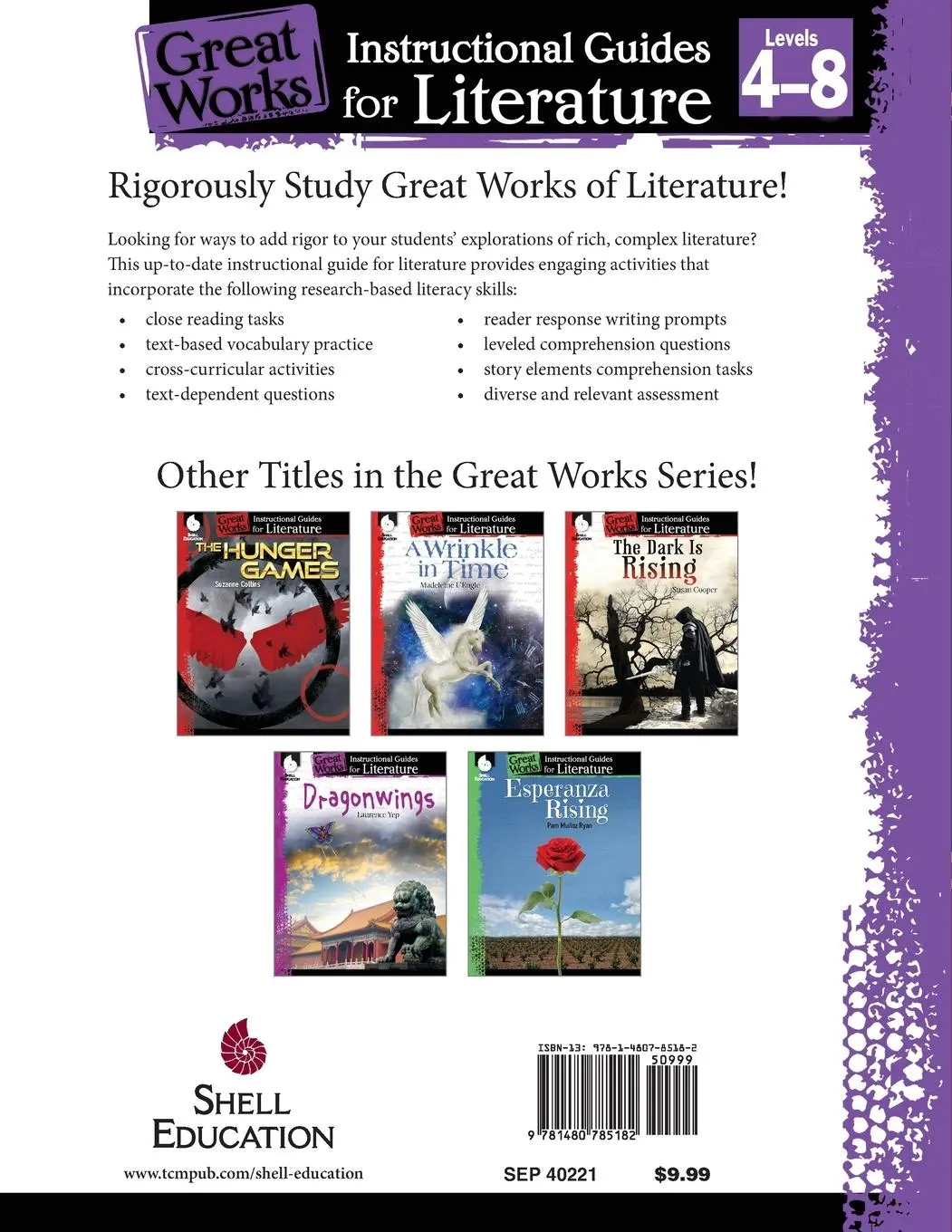 Rückseite: 9781480785182 | The Westing Game | Jessica Case | Taschenbuch | Great Works | Englisch