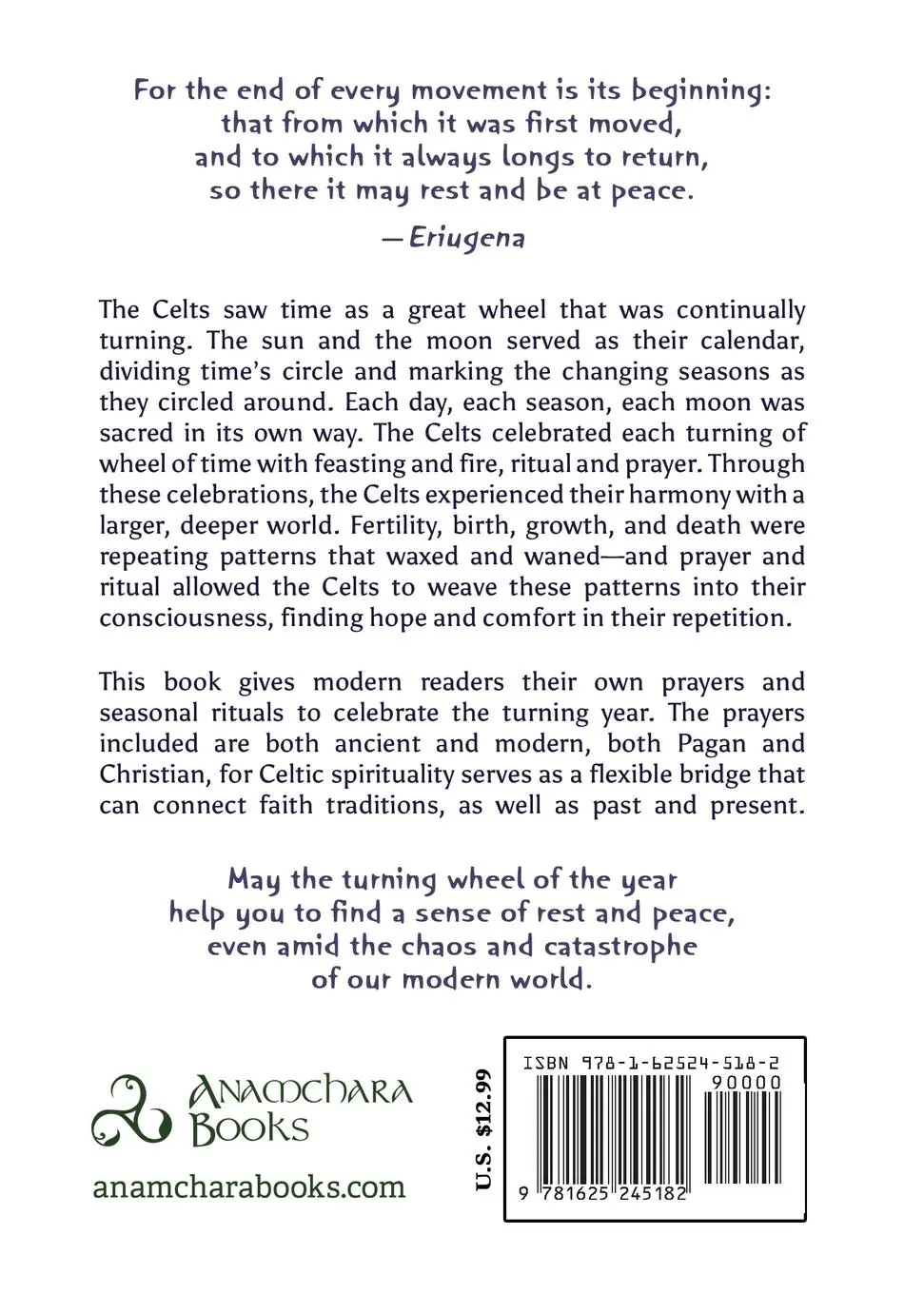 Rückseite: 9781625245182 | The Celtic Wheel of the Year | Taschenbuch | Englisch | 2020