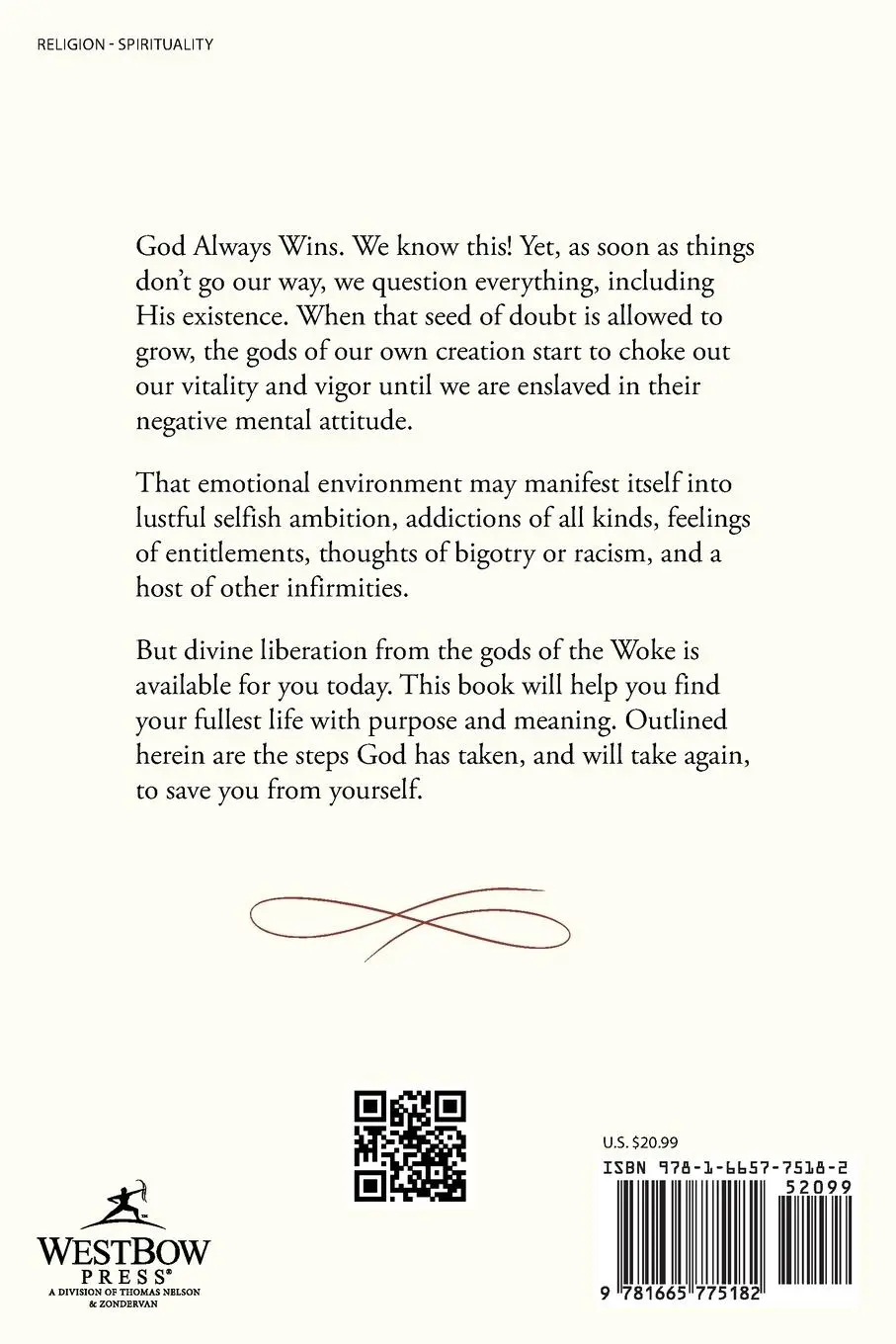 Rückseite: 9781665775182 | God Always Wins | Divine Liberation From the Gods of the Woke | Buch