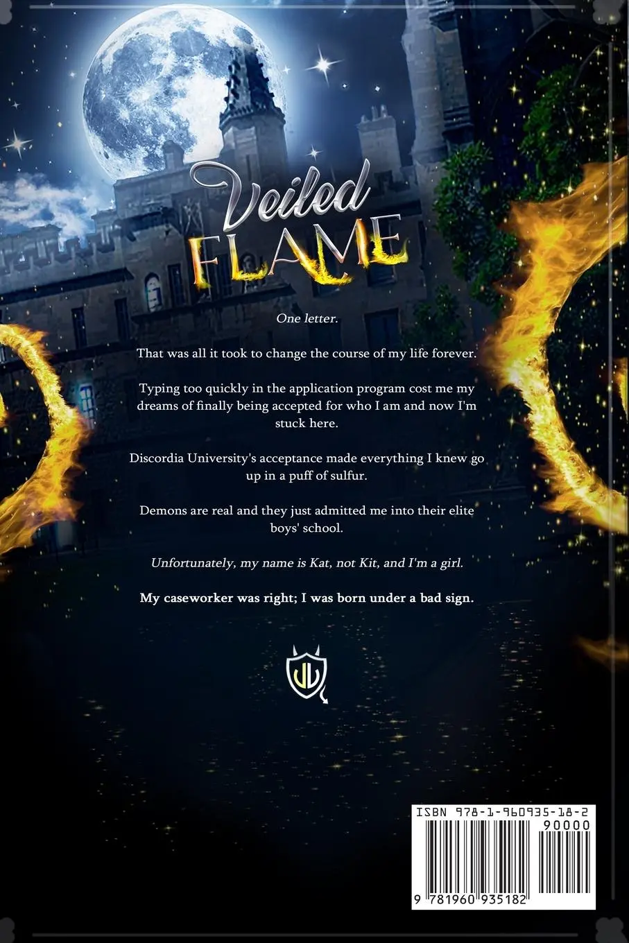 Rückseite: 9781960935182 | Veiled Flame | Cassandra Featherstone | Taschenbuch | Englisch | 2024