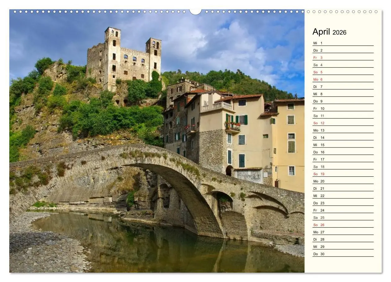 Bild: 9783457985182 | Ligurien - Berge und Meer (Wandkalender 2026 DIN A2 quer), CALVENDO...