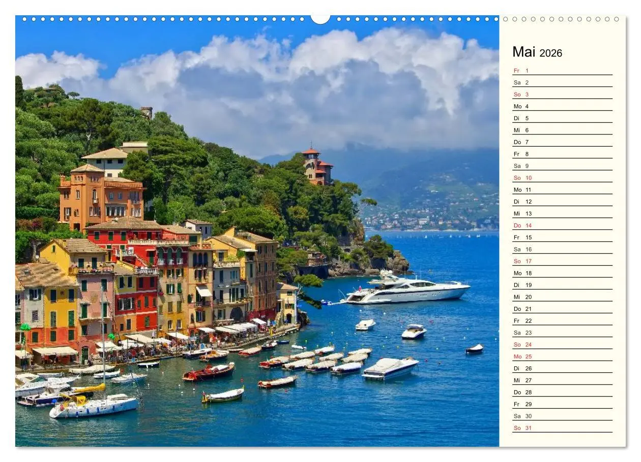 Bild: 9783457985182 | Ligurien - Berge und Meer (Wandkalender 2026 DIN A2 quer), CALVENDO...