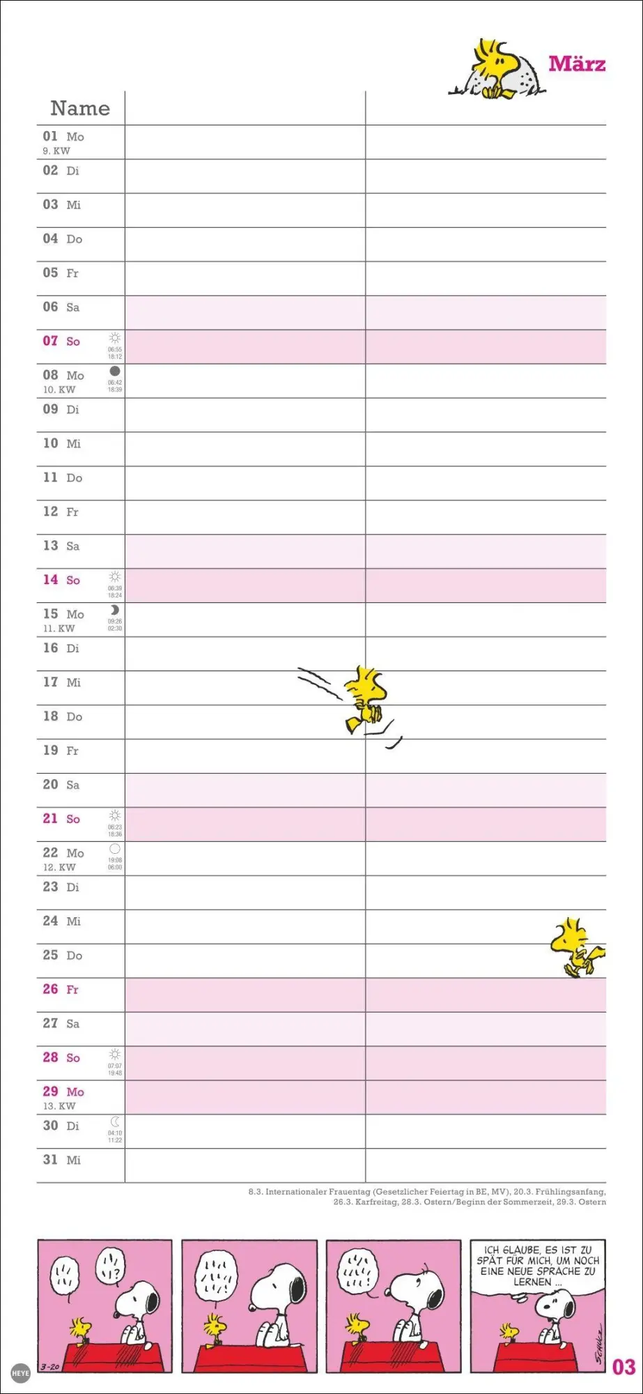 Bild: 9783756415182 | Peanuts Planer Wir zwei 2027 | Heye | Kalender | Spiralbindung | 14 S.