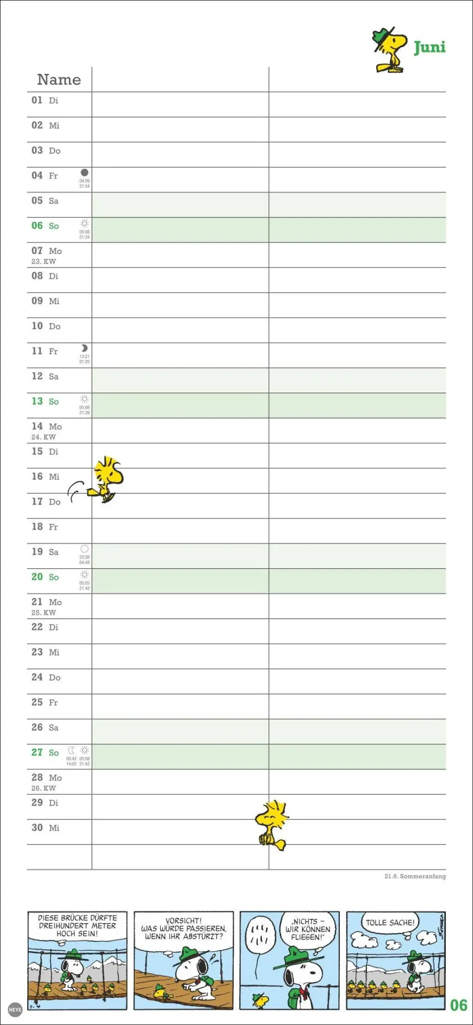 Bild: 9783756415182 | Peanuts Planer Wir zwei 2027 | Heye | Kalender | Spiralbindung | 14 S.