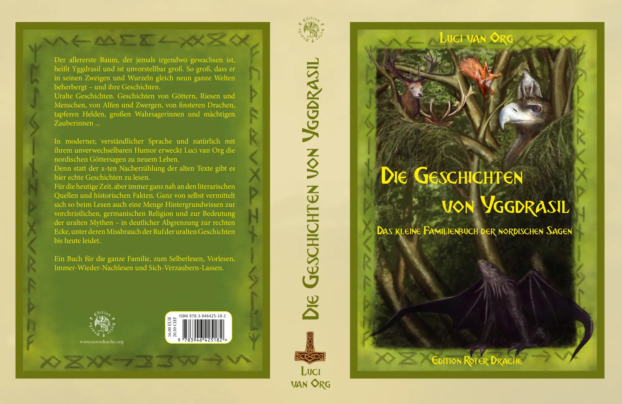 Rückseite: 9783946425182 | Die Geschichten von Yggdrasil | Luci van Org | Buch | 272 S. | Deutsch
