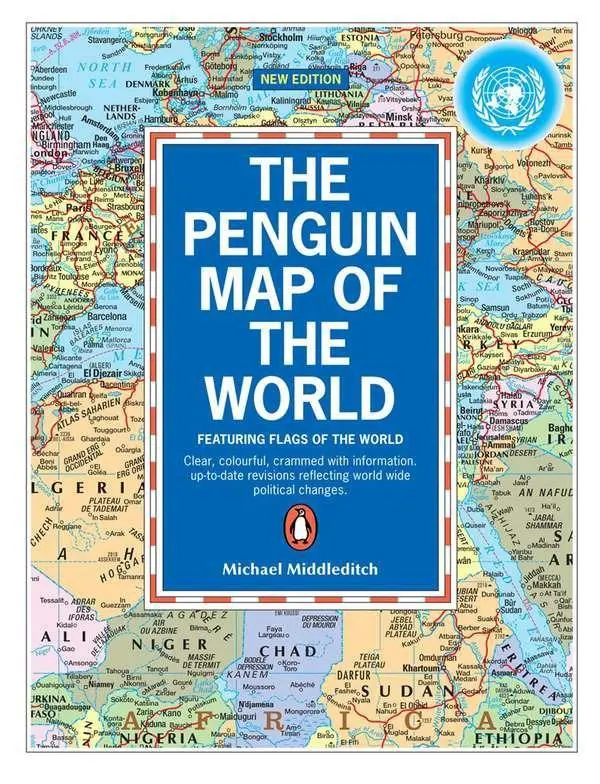 Cover: 9780140515282 | The Penguin Map of the World | Revised Edition | Michael Middleditch