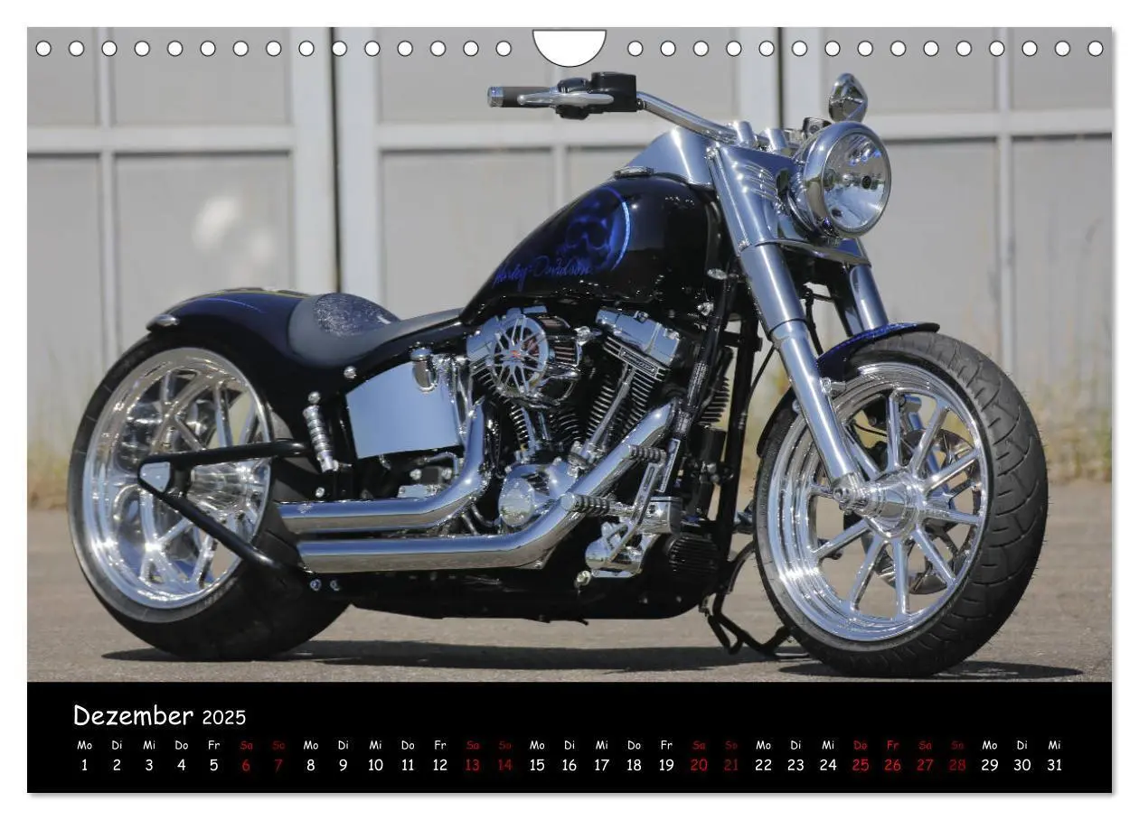 Bild: 9783435405282 | Best of Custom- and Showbikes Kalender (Wandkalender 2025 DIN A4...