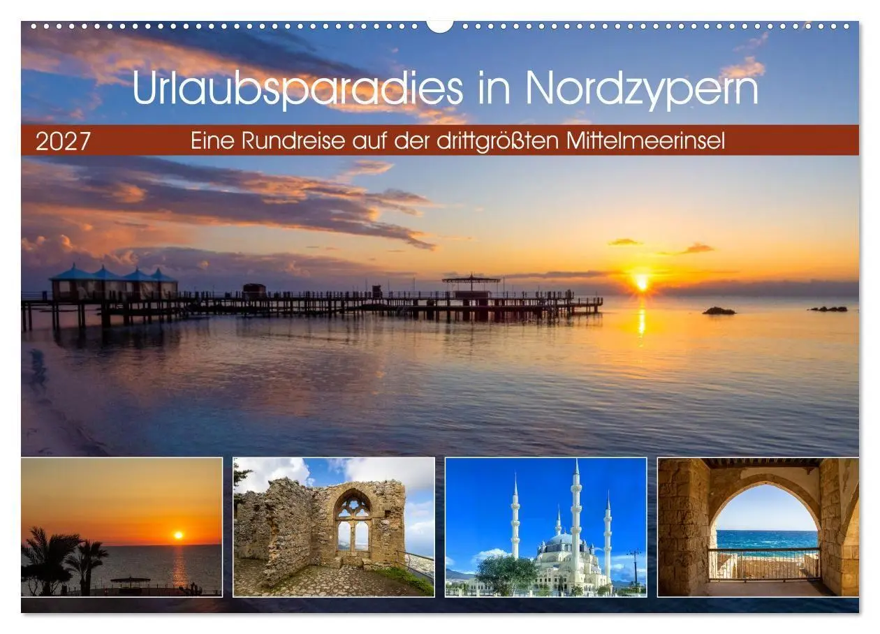 Cover: 9783569155282 | Urlaubsparadies in Nordzypern (Wandkalender 2027 DIN A2 quer),...