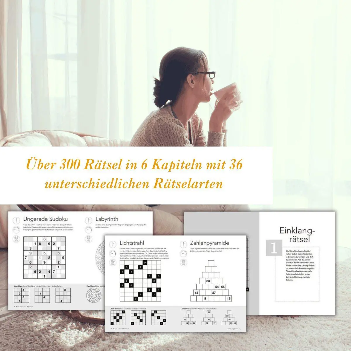 Bild: 9783735855282 | RätselAuszeit - Balance. Über 300 Rätsel für mentalen Ausgleich,...