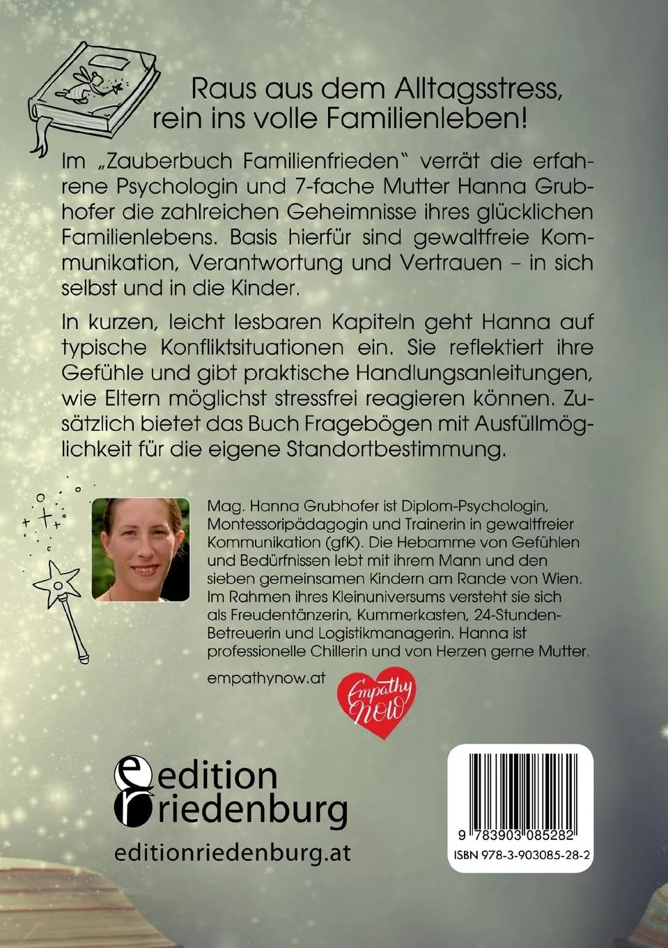 Rückseite: 9783903085282 | Zauberbuch Familienfrieden - Die magische Wirkung der gewaltfreien...