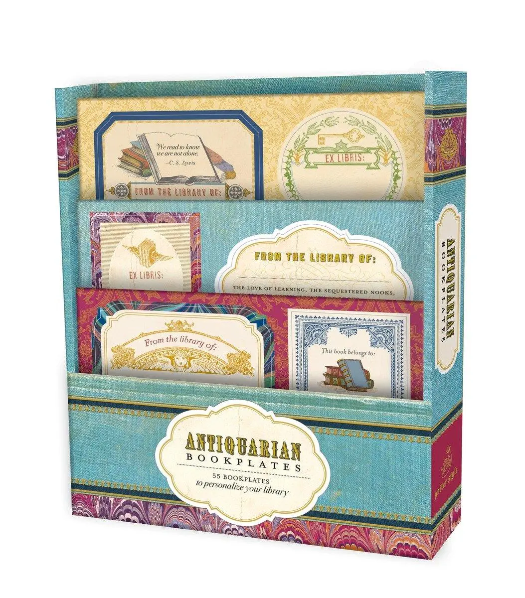 Cover: 9780307465382 | Antiquarian Bookplates | 55 Bookplates to Personalize Your Library