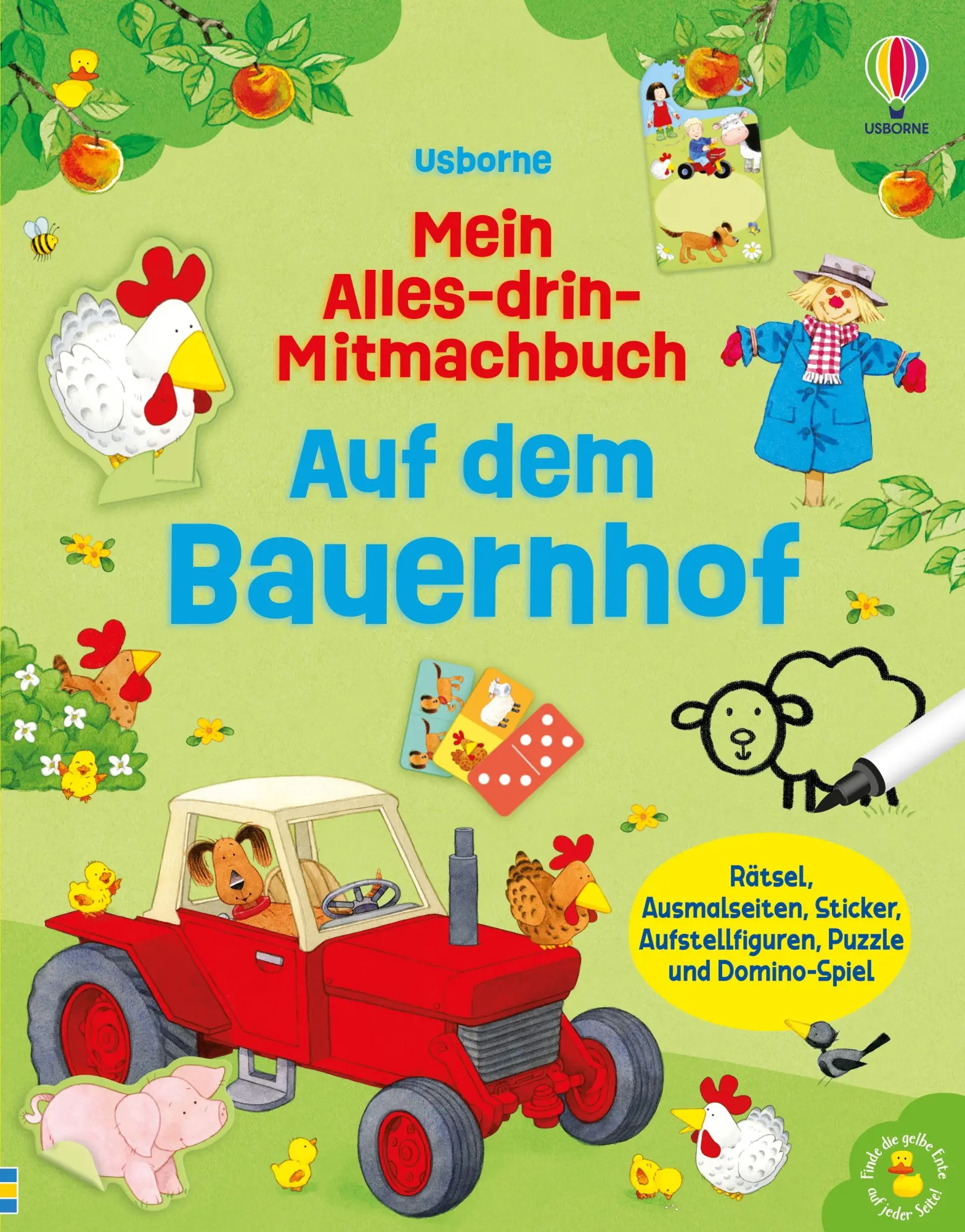 Cover: 9781035705382 | Mein Alles-drin-Mitmachbuch: Auf dem Bauernhof | Kirsteen Robson
