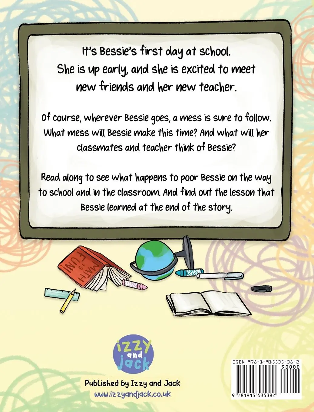 Rückseite: 9781915535382 | Messy Bessie's First Day at School | Barrie Henderson | Buch | 2023