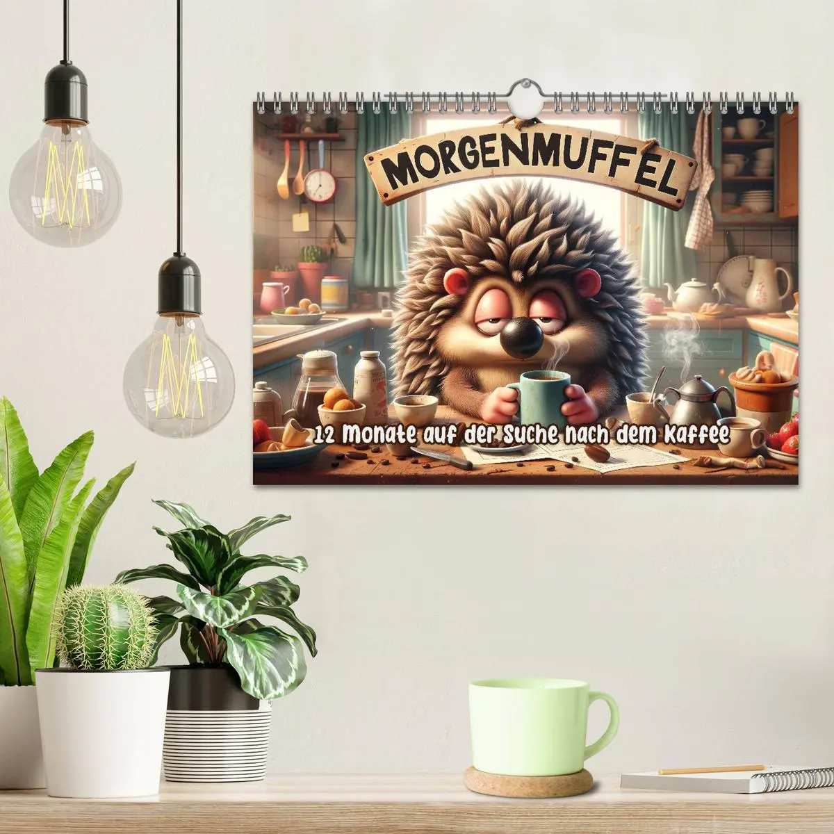 Bild: 9783457345382 | Morgenmuffel: 12 Monate auf der Suche nach dem Kaffee (Wandkalender...