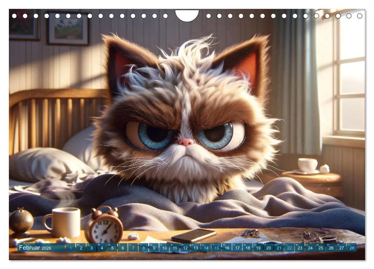 Bild: 9783457345382 | Morgenmuffel: 12 Monate auf der Suche nach dem Kaffee (Wandkalender...