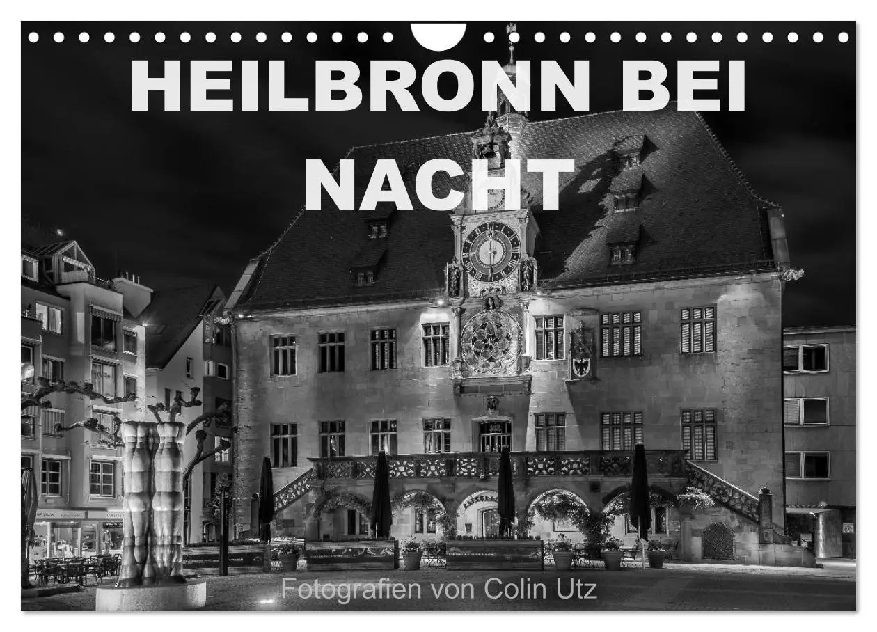 Cover: 9783516125382 | Heilbronn bei Nacht (Wandkalender 2026 DIN A4 quer), CALVENDO...