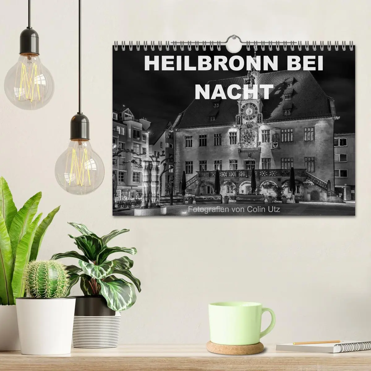 Bild: 9783516125382 | Heilbronn bei Nacht (Wandkalender 2026 DIN A4 quer), CALVENDO...
