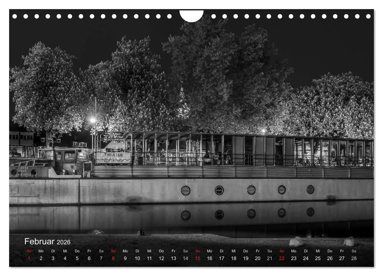 Bild: 9783516125382 | Heilbronn bei Nacht (Wandkalender 2026 DIN A4 quer), CALVENDO...