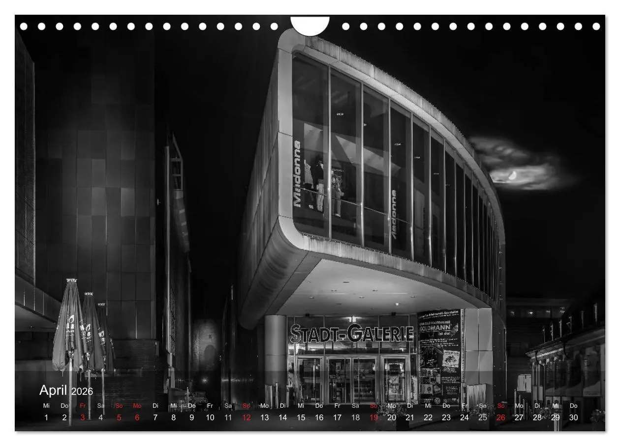 Bild: 9783516125382 | Heilbronn bei Nacht (Wandkalender 2026 DIN A4 quer), CALVENDO...